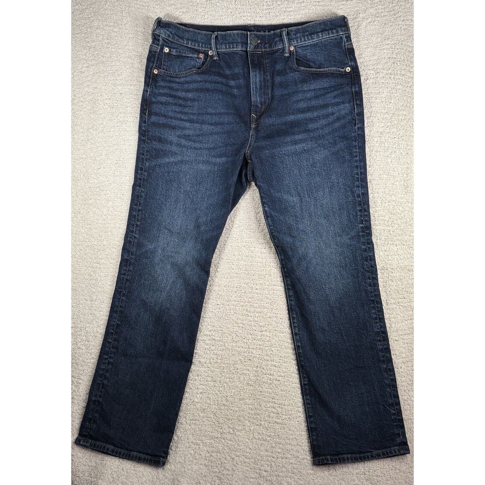 American Eagle Jeans Mens 36x30 Blue Relaxed Straight Medium Wash‎ Denim